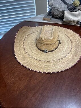 SUMMIT HATS Cowboy Hat, Cattleman, Bent Rail, Palm Leaf